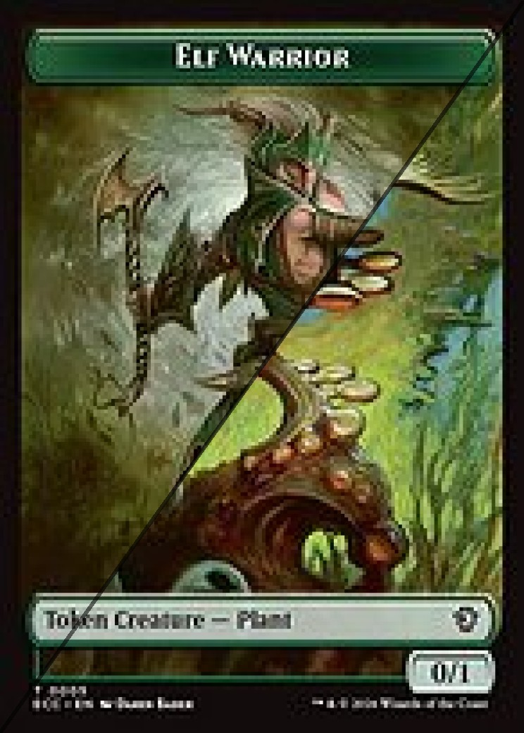 Elf Warrior Token  // Plant Token TECC 