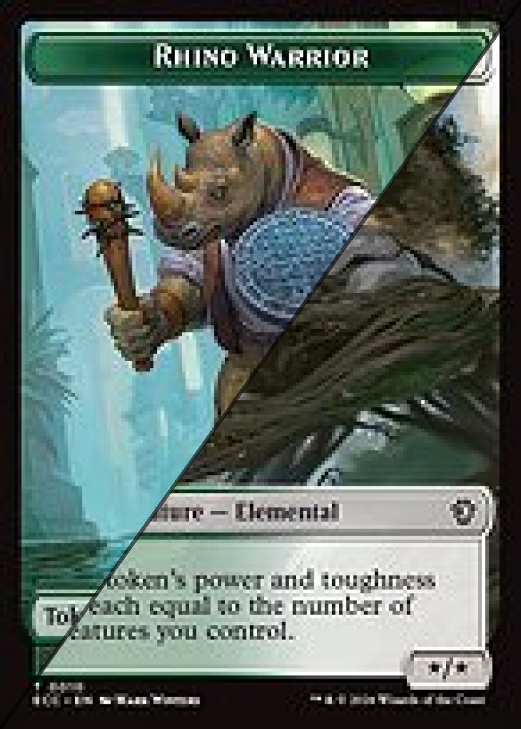 Rhino Warrior Token  // Elemental Token TECC 