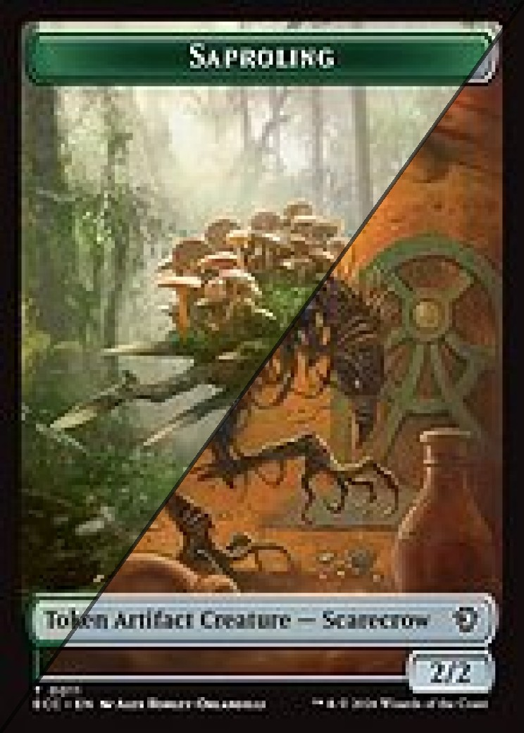 Saproling Token  // Scarecrow Token TECC 