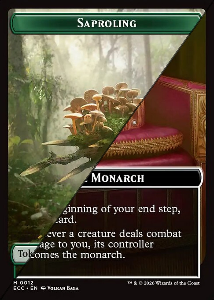 Saproling Token  // The Monarch Token TECC 