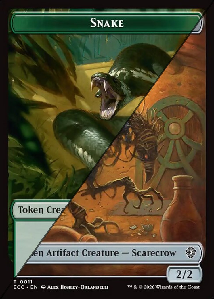 Snake Token  // Scarecrow Token TECC 