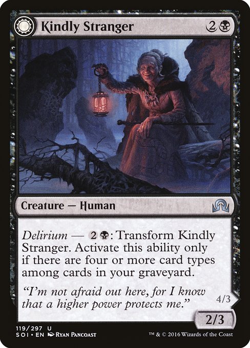 Kindly Stranger // Demon-Possessed Witch [Foil]
