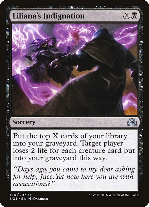 Liliana's Indignation [Foil]