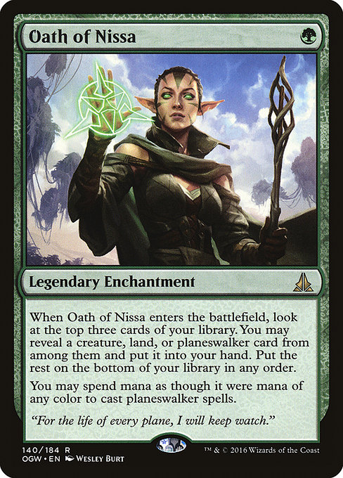 Oath of Nissa [Foil]