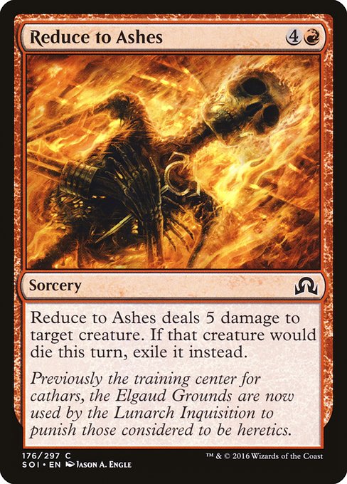Reduce to Ashes [Foil]