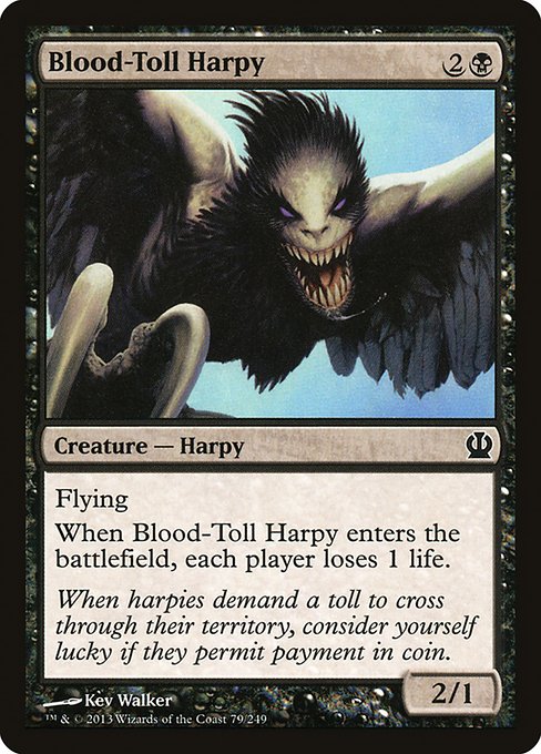 Blood-Toll Harpy [Foil]
