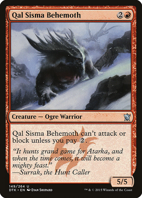 Qal Sisma Behemoth [Foil]