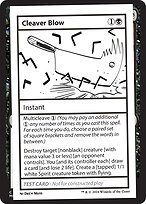 Cleaver Blow [Playtest]