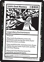 Lich's Duel Mastery [Playtest]