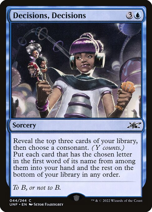 Decisions, Decisions [Foil]