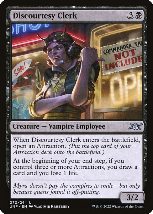 Discourtesy Clerk [Foil]