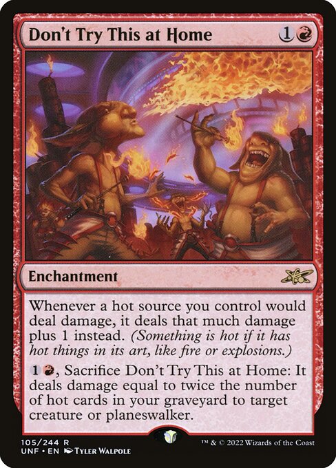 Don't Try This at Home [Foil]