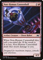 Non-Human Cannonball