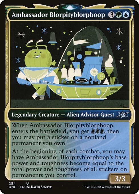 Ambassador Blorpityblorpboop [Showcase Foil]