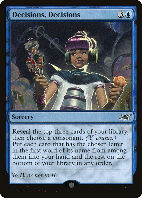 Decisions, Decisions [Galaxy Foil]