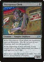 Discourtesy Clerk [Galaxy Foil]