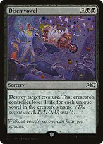 Disemvowel [Galaxy Foil]
