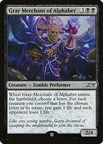 Gray Merchant of Alphabet [Galaxy Foil]