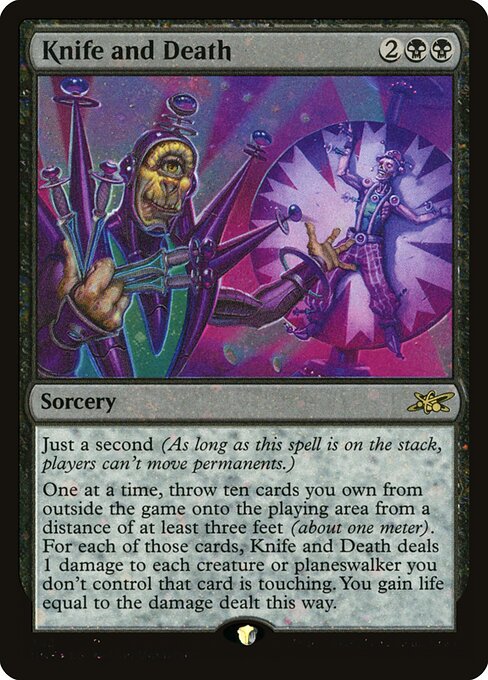 Knife and Death [Galaxy Foil]