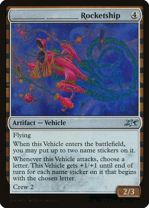 _____ _____ Rocketship [Galaxy Foil]
