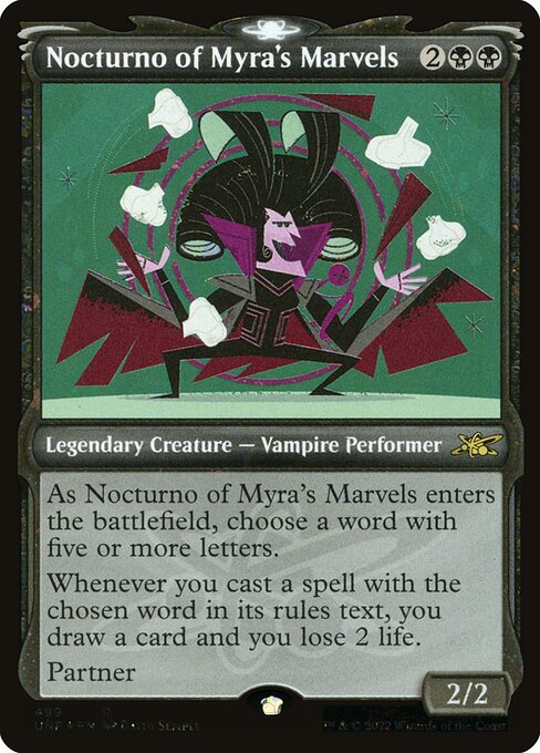 Nocturno of Myra's Marvels [Showcase Galaxy Foil]