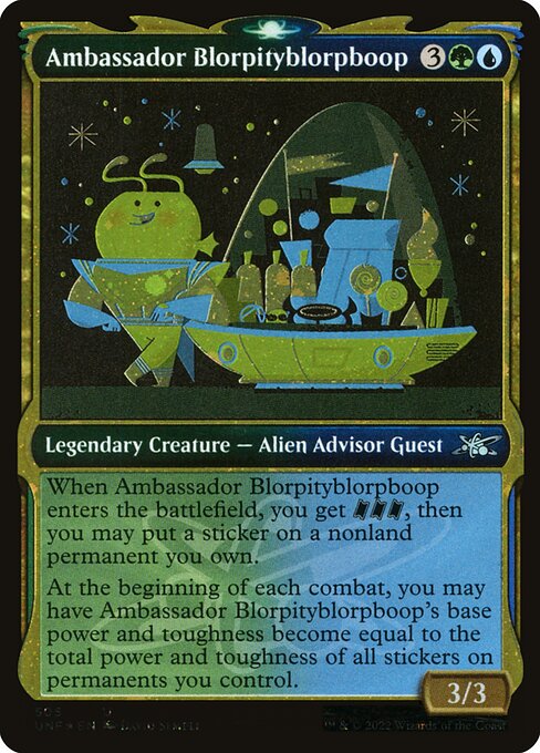 Ambassador Blorpityblorpboop [Showcase Galaxy Foil]
