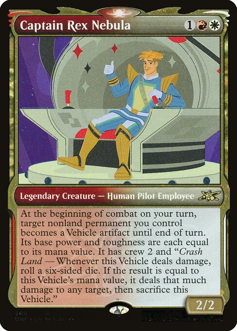 Captain Rex Nebula [Showcase Galaxy Foil]