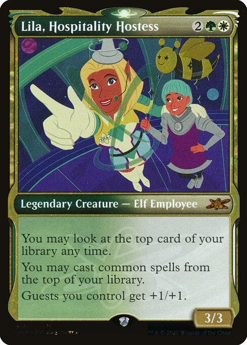 Lila, Hospitality Hostess [Showcase Galaxy Foil]