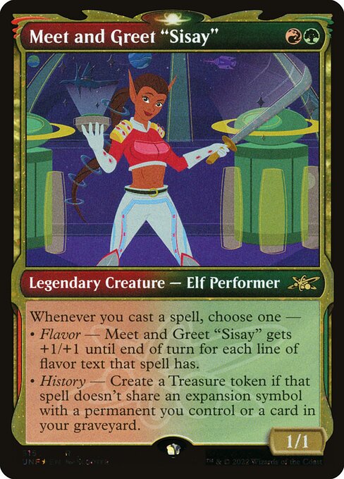 Meet and Greet "Sisay" [Showcase Galaxy Foil]