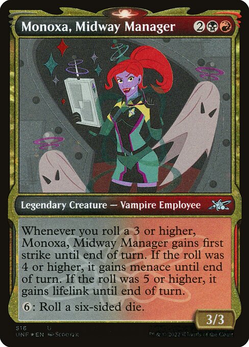 Monoxa, Midway Manager [Showcase Galaxy Foil]