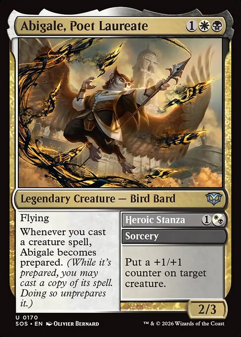 Abigale, Poet Laureate // Heroic Stanza [Foil]