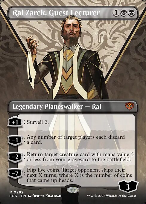 Ral Zarek, Guest Lecturer [Borderless Foil]