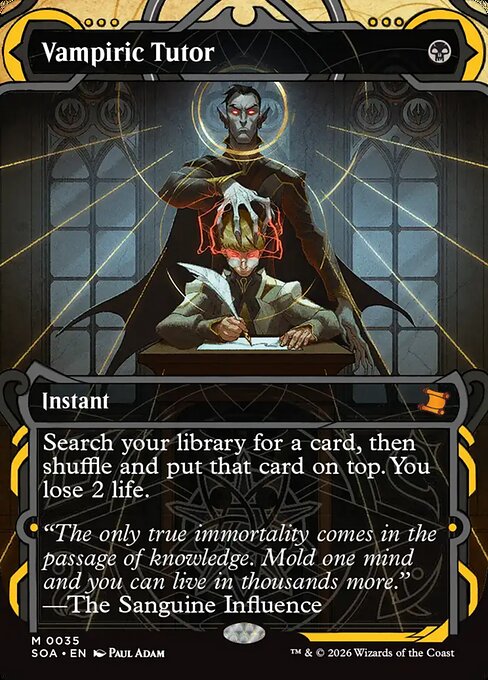 Vampiric Tutor [Borderless]
