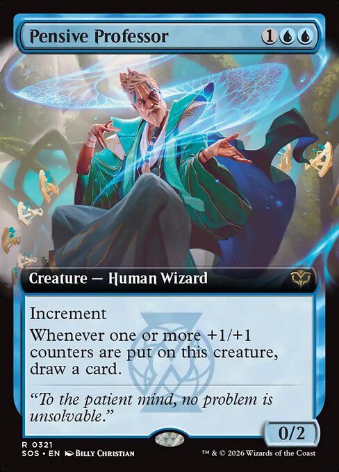Pensive Professor [Extended Artwork Foil]