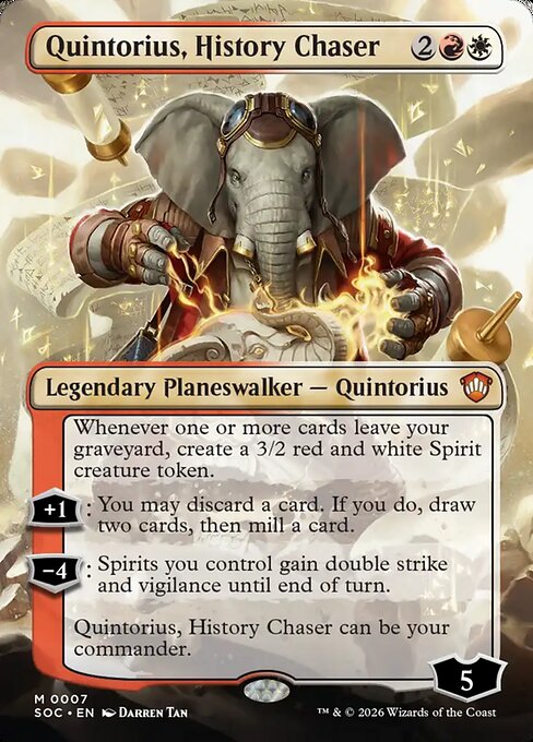 Quintorius, History Chaser [Borderless Foil]