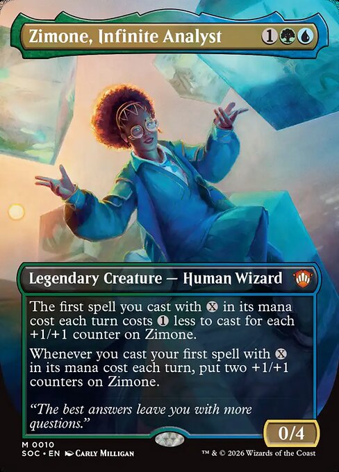 Zimone, Infinite Analyst [Borderless Foil]