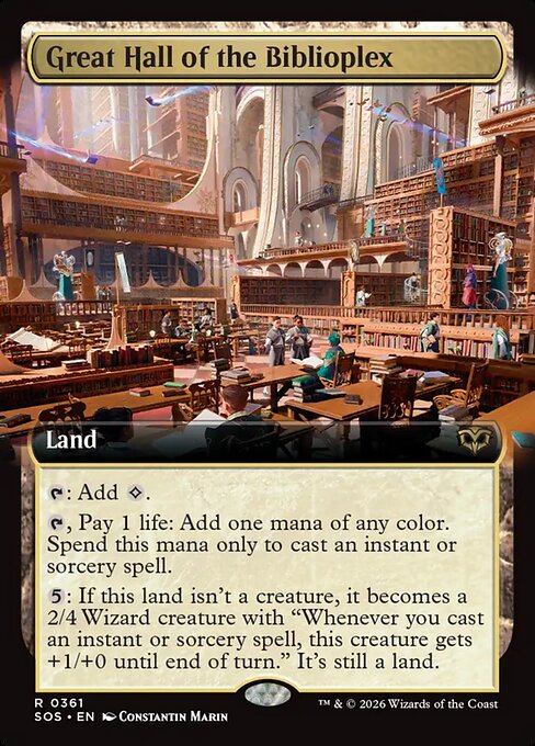Great Hall of the Biblioplex [Extended Artwork Foil]