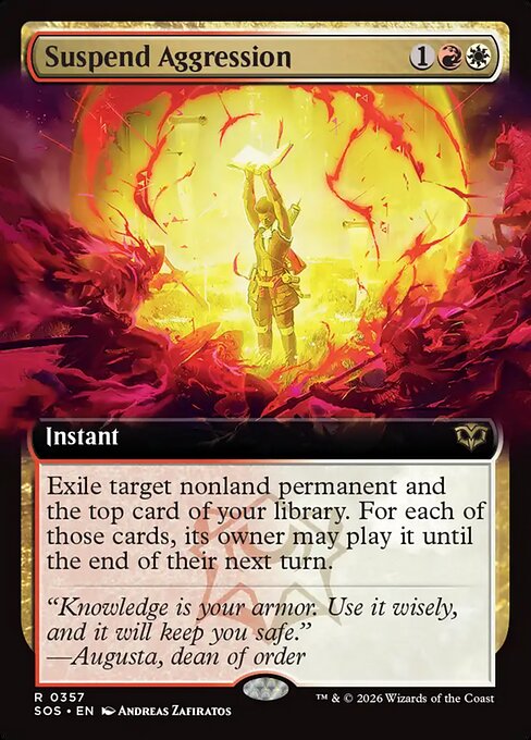 Suspend Aggression [Extended Artwork Foil]