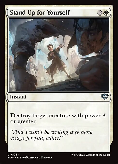 Stand Up for Yourself [Foil]