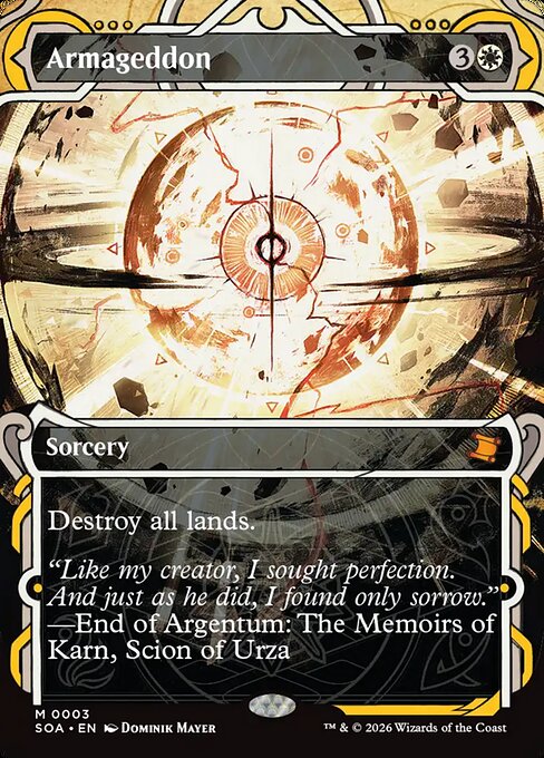 Armageddon [Borderless Foil]