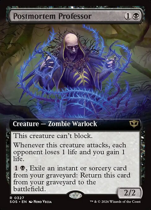 Postmortem Professor [Extended Artwork]