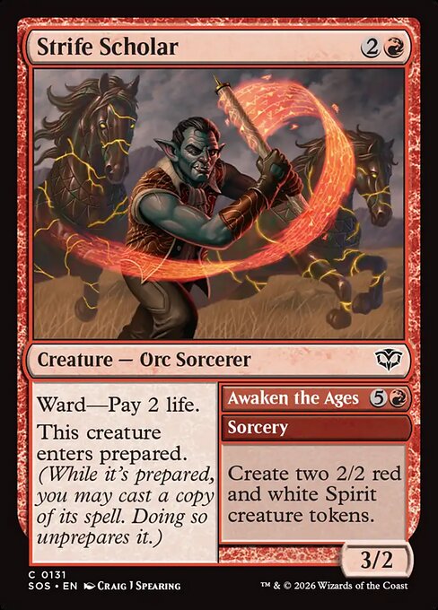 Strife Scholar // Awaken the Ages [Foil]