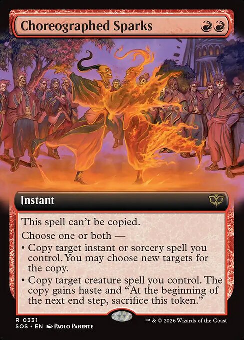 Choreographed Sparks [Extended Artwork Foil]