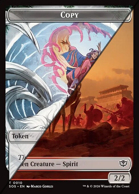 Copy Token  // Spirit Token TSOS  [Foil]