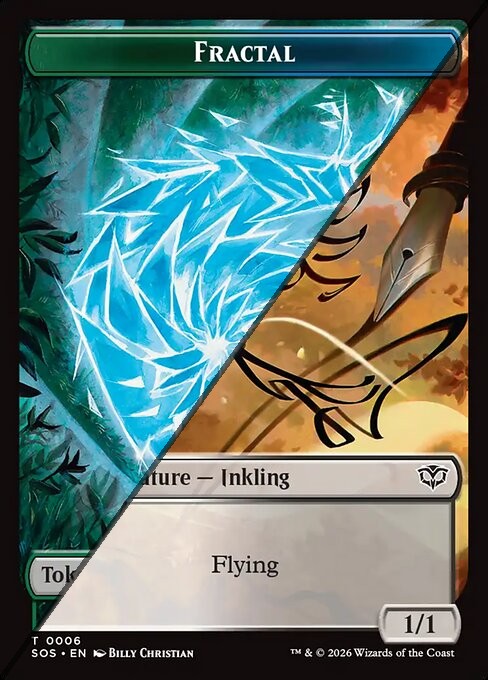 Fractal Token  // Inkling Token TSOS  [Foil]