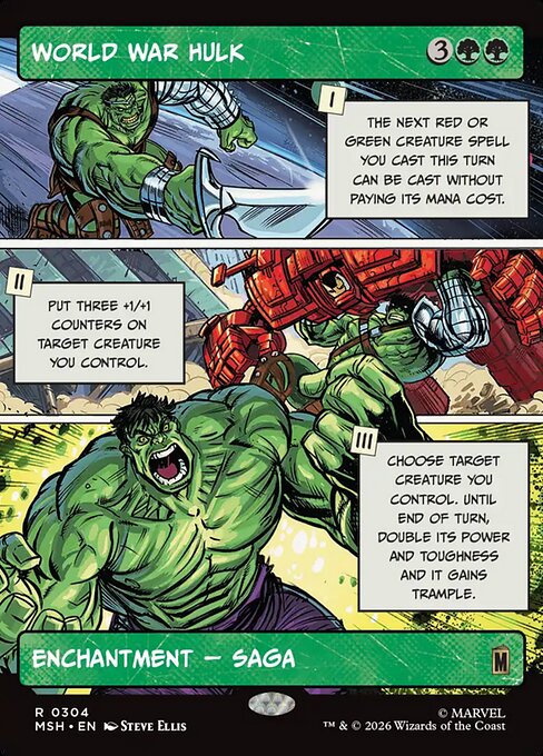 World War Hulk [Showcase Panel Foil]