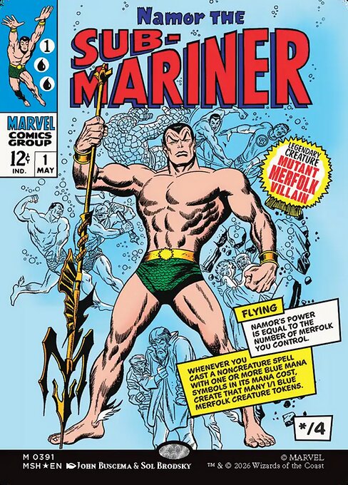 Namor the Sub-Mariner [Classic Comic Foil]