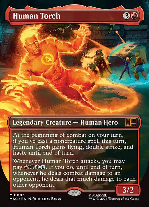 Human Torch [Borderless]