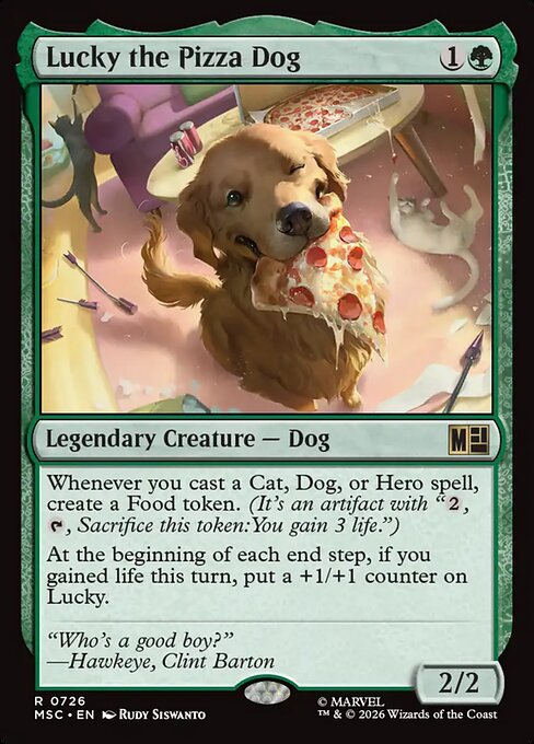 Lucky the Pizza Dog