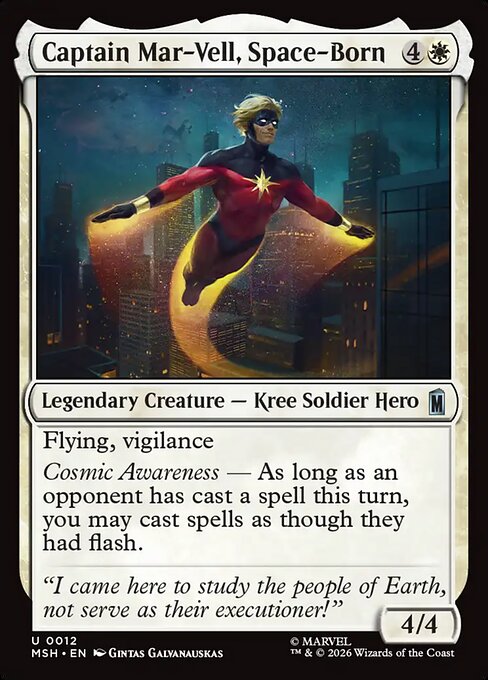 Captain Mar-Vell, Space-Born [Foil]